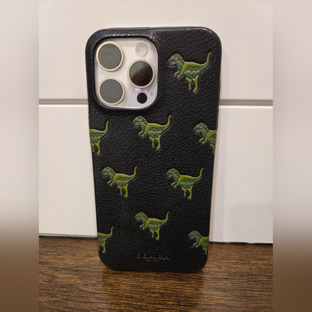 Coach Rexy Dinosaur iPhone 15 Pro Max Case